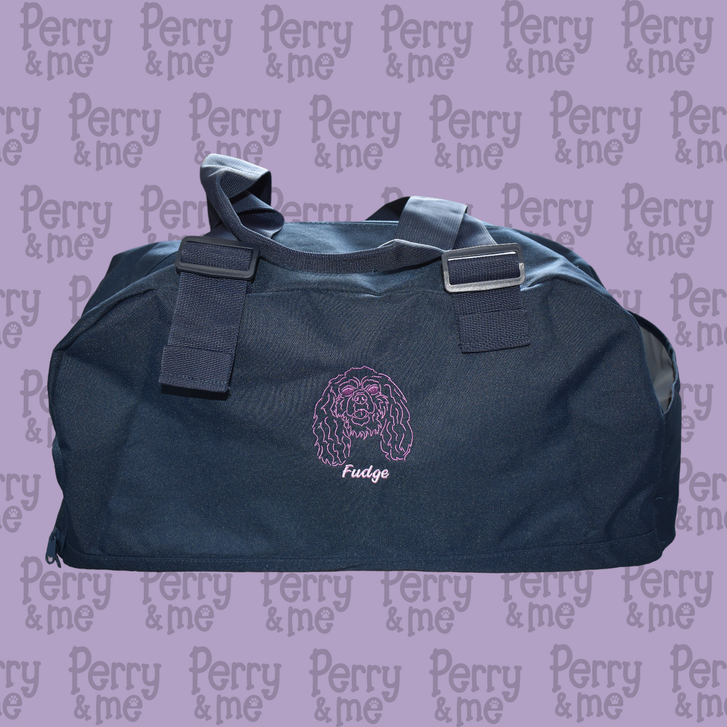 Embroidered Pawtrait Recycled Holdall Bag