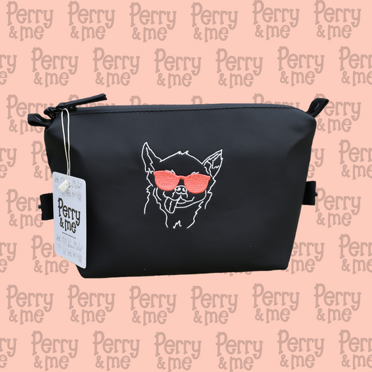 Embroidered Pawtrait Matte Recycled Accessory Bag