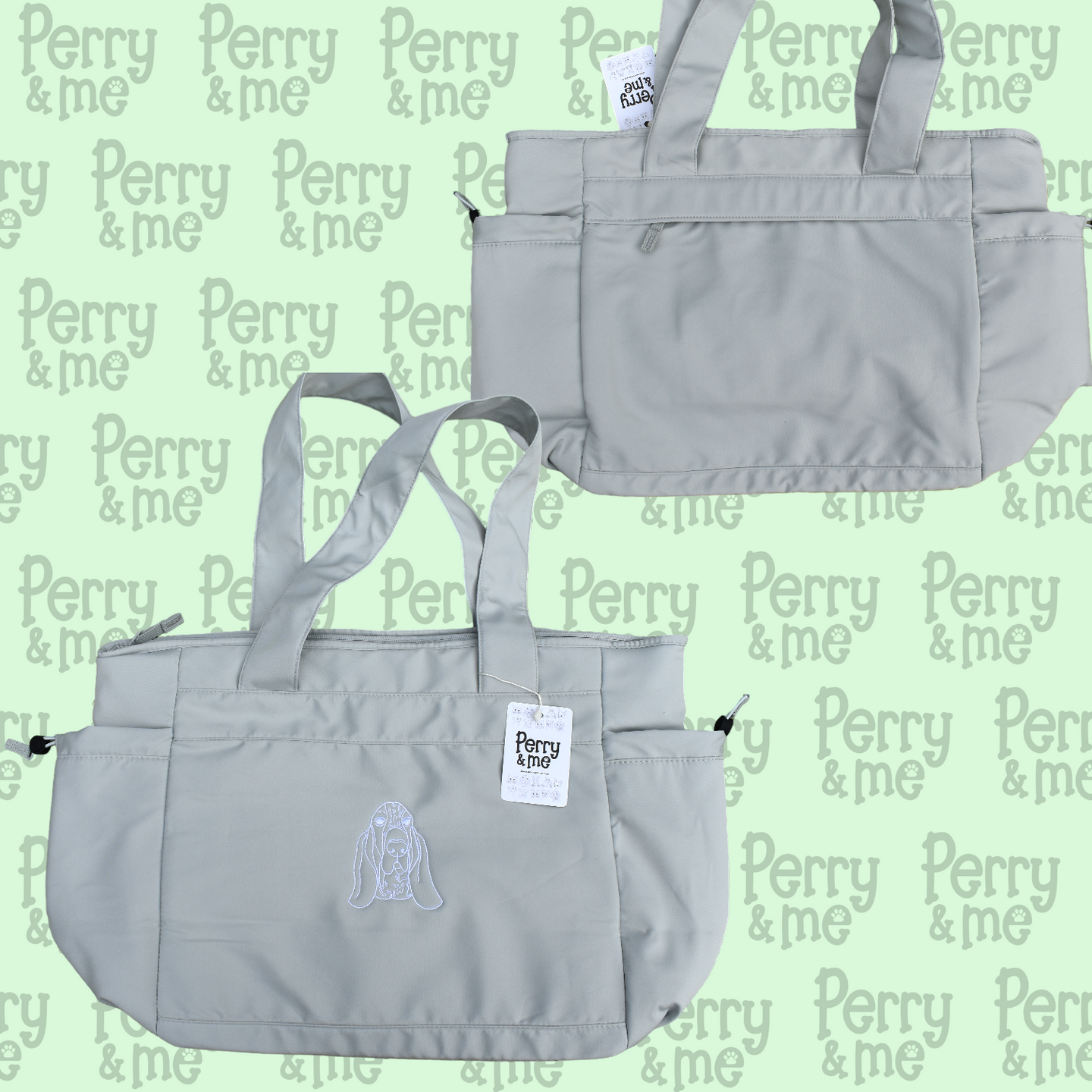 Embroidered Recycled Pawtrait Studio Tote Bag